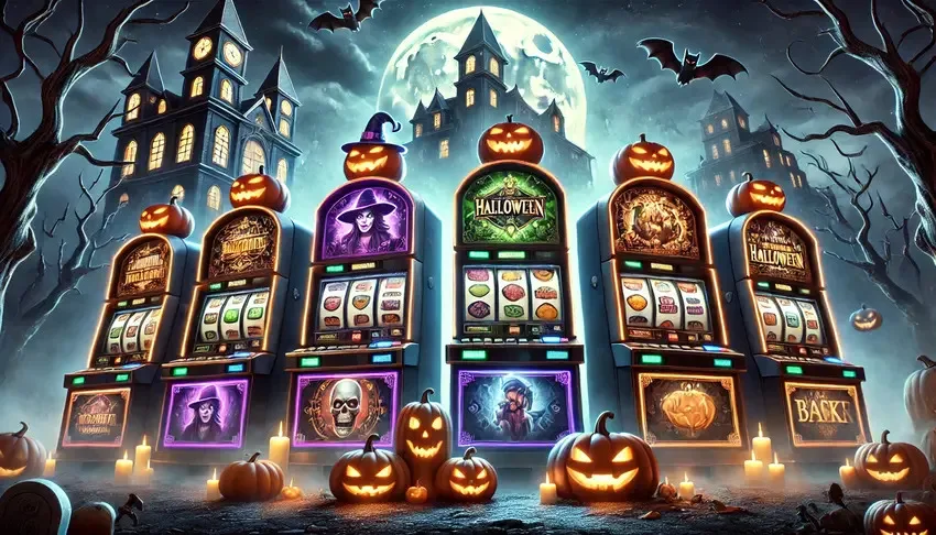 Spooky slot machine game