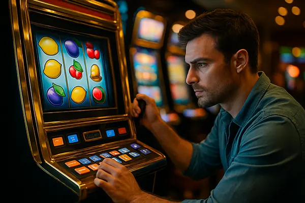 Cena de casino realista